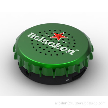 Lithium mini speaker.Beer promotional mini speaker